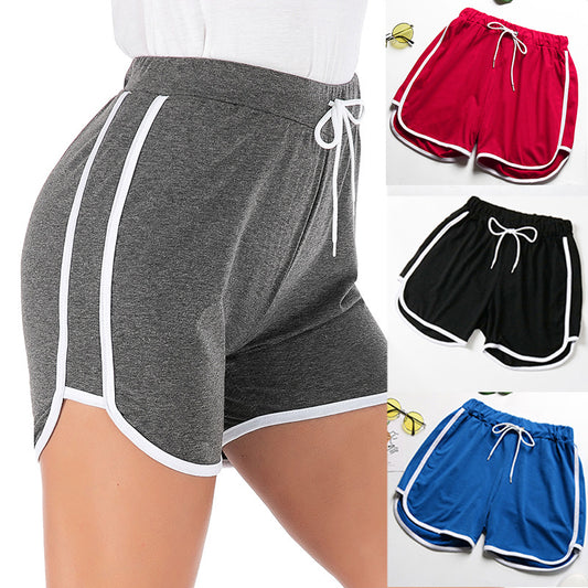 PEOPLETERRITORY popular New  Cross-border Hot Trade 2025 Pants Casual Sports Shorts Women's Solid Color Wide Leg Pants