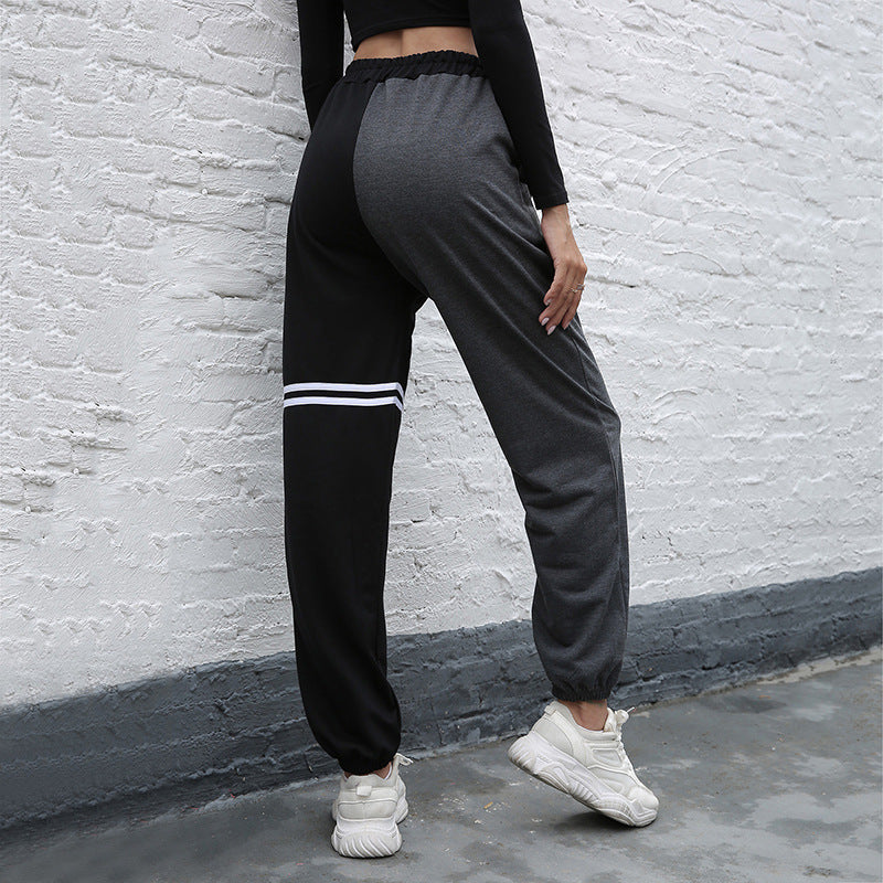 PEOPLETERRITORY Popular, 2025,  sweatpants New popular new high-waisted fashion straight-leg pants casual sports sweatpants women's clothing