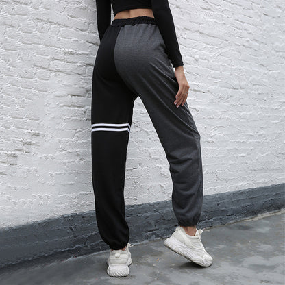 PEOPLETERRITORY Popular, 2025,  sweatpants New popular new high-waisted fashion straight-leg pants casual sports sweatpants women's clothing