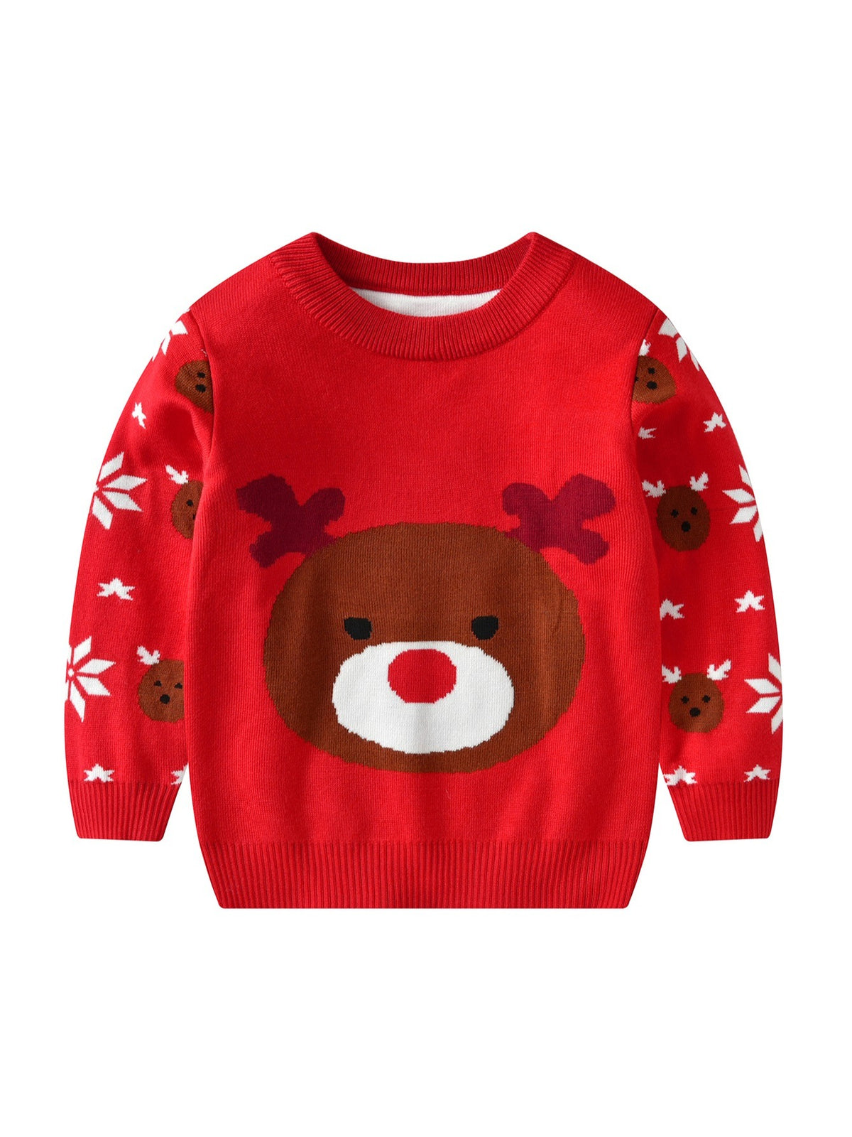 Christmas Bear Boy Knitted Sweater