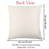 4pcs Xmas Series 18x18inch Square Zippered Pillowcase, Christmas Pillow Covers, No Pillow Core