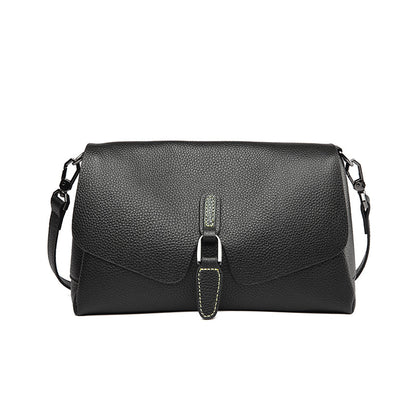 The first layer of cowhide women's bag, crossbody bag, underarm bag, high-end sense, exquisite leather, middle-aged women's high-end sense mother bag.