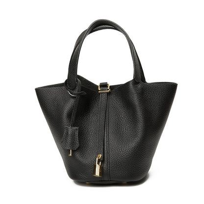 Vegetable basket bag women's high-end version leather women's bag, high-end first-layer TOGO cowhide women's bag women's handbag