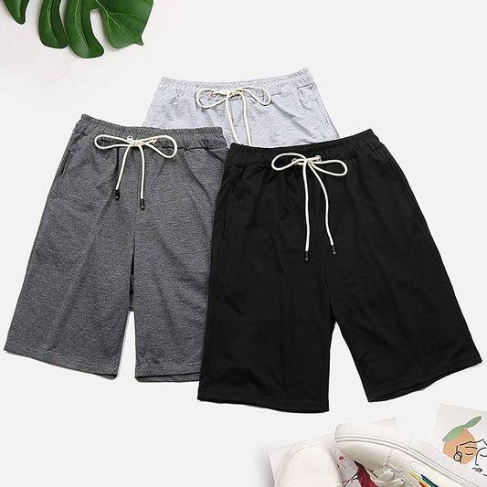 PEOPLETERRITORY New popular New Summer Five-Point Pants 2025 Cross-border Women's Clothing Solid Color Shorts Combination Three-piece Pack