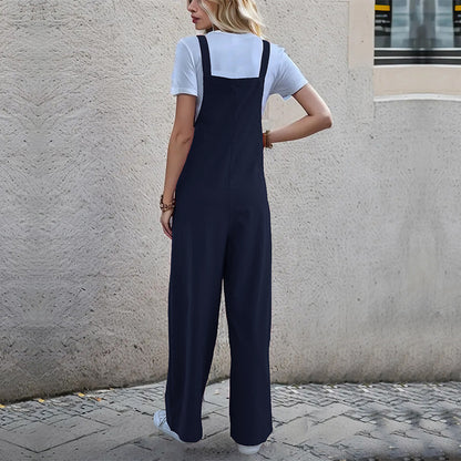 PEOPLETERRITORY Temu new simple casual overalls 2025 2025 trade women's pants New summer versatile overalls