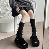 Territory New Japanese Lolita Sweet Girl Leg Warmer Knit Socks Wool Ball Knitted Foot Cover Cosplay Women Autumn Winter Heap Heap Socks