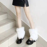 Territory Japanese Jk Leg Warmers Boots Socks Zipper Thigh Punk Leg Warmers Winter Boot Cuffs Warmer Lolita Knit Socks Tube Knit Socks