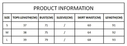 Territory 2024 Summer New Streetwear Off-shoulder Sexy Slim Short-sleeved T-shirt Women + High Waist Black Mid-length Skirt Two-piece Suit