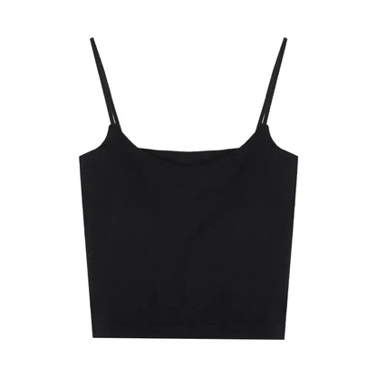 Territory 2024 Spring New High Street Letter Printed Casual Mesh Long Sleeve T-shirt Women + Sexy Slim Black Camisole Two-piece Suit